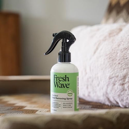 Fresh Wave Original Scent Odor Removing Spray, 8 fl. oz. | Pack of 2 | Odor Absorber for Home, Furniture, Fabrics & Trash | Safer Odor Relief - size: 1 Count (Pack of 2)