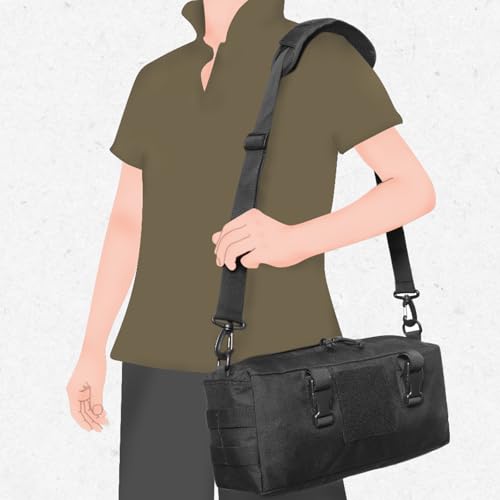 Bag Shoulder Strap Replacement Adjustable Strap with Padded Metal Hooks for Crossbody Bags Messenger Bags Laptops - color: 02# Black with Padded