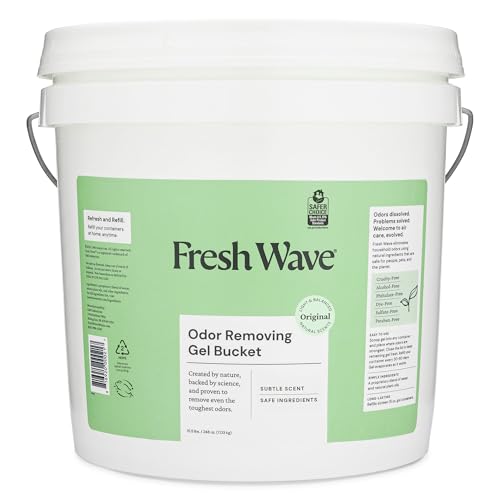 Fresh Wave Odor Removing Gel Bucket, 15.5 lb. (248 oz.), Original Scent Refill - Odor Absorbers for Home, Safer Odor Relief, Natural Plant-Based Odor Eliminator, For Cooking, Trash & Pets - size: 248 Fl Oz (Pack of 1)