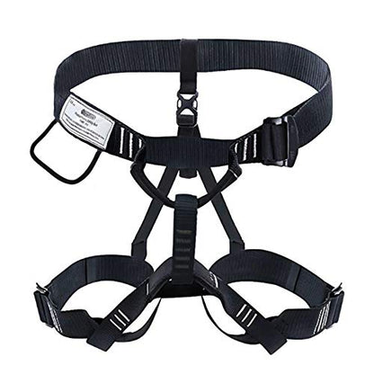 NewDoar Climbing Harness, Mountaineering Rock Climbing Harness, Half Body Harness for Rappelling Fire Rescuing Tree Climbing - color: Black 2
