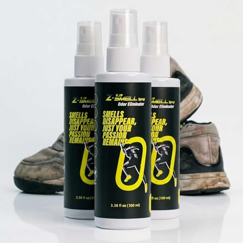 Z-Spray Odor Eliminator Spray – Bio-Based Enzyme Spray, Unscented & Made with No Harsh Chemicals – For Shoes, Pets, Gear, Car & Home – Safe for Kids & Animals – Pack of 3 - color: Odor Eliminator Spray - 100ml - 3Pk