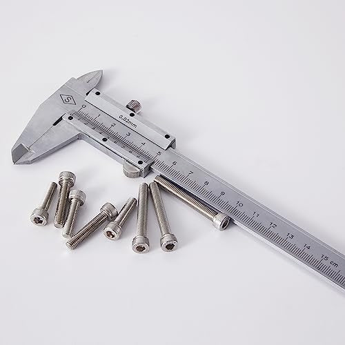 M5 x 40mm 45mm 50mm 55mm 60mm Socket Head Cap Screws Bolts, Stainless Steel 304, Metric Allen Hex Drive, Bright Finish, Fully Threaded, Assortment Kit 25PCS - size: Socket M5x40-60 mm
