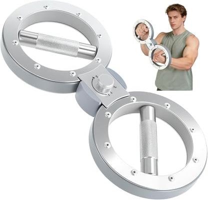 Rotator Burn Machine with 12 LB Resistance - 5 Level Adjustable Forearm Trainer, 360° Spinning Hand Grip Strengthener for Home Gym, Boxing & Rock Climbing A
