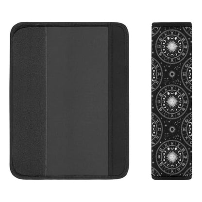 Universal Soft and Comfortable Witchcraft Alter Tarot Galaxy Zodiac Silver Seat Belt Shoulder Pad for Girls and Boys, Most Cars, 2 Pack Seat Belt Covers Cushion Shock Absorption - color: Pattern 297