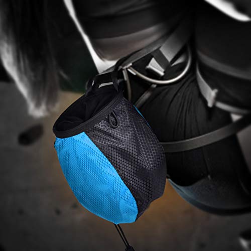 Chalk Bag for Rock Climbing, No Leak Drawstring Chalk Bag with Adjustable Belt Rock Climbing Gifts Gear Accessories for Bouldering, Gym