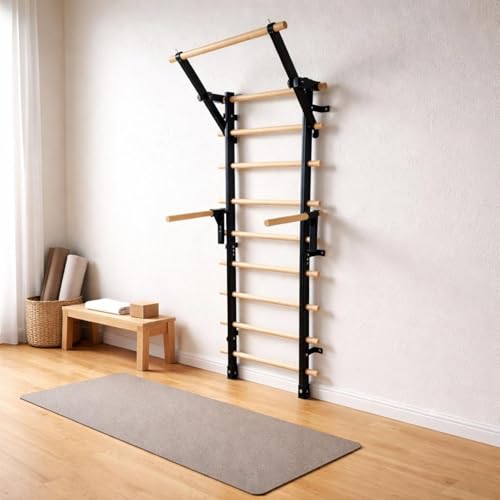 Menolana Home Gym Equipment Exercise Ladder Stall Bar Pull Up Training Frame Multi Gear Suitable for Mobility Climbing Practice Home Gym Routine