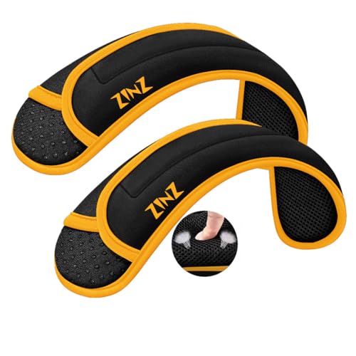 ZINZ 2-Pack Universal Shoulder Pad with Ultra thick Cushion for Bag Luggage Bag Crossbody, Plus Long & Anti-Slip & Breathable,Black Yellow-2Pack - color: Black Yellow-2pack