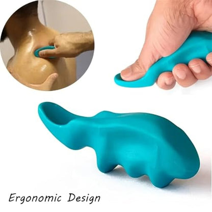 Thumb Saver Manual Trigger Point Massage Tool 3 Legged Massage Knobs Set Stress Pain Relief Muscle Recovery for Full Body 3pcs
