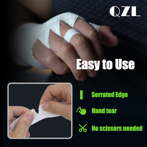 Finger Tape - 6 Rolls 0.5'' 30' Athletic Tape Sports Finger Protectors Toe Thumb Bandage Tape, Waterproof & Sticky Sports Tape Athletic for Power Support to Jiu Jitsu, Hockey, BJJ, Climbing, Rock