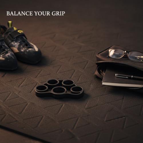 Hand Strengthener Silicone Finger Resistance Band for Grip Training and Extension Exercises - color: Black
