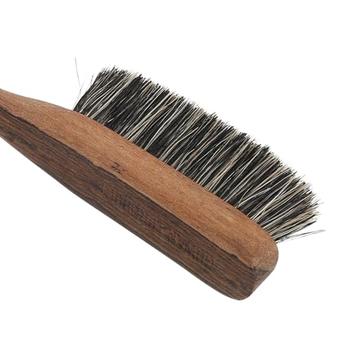 Portable Chalk Brush Rock Climbing Equipment with Wooden Handle Small Climbing Brush for Bouldering Professionals Wall Cleaning - size: 17.00X3.50X2.50CM