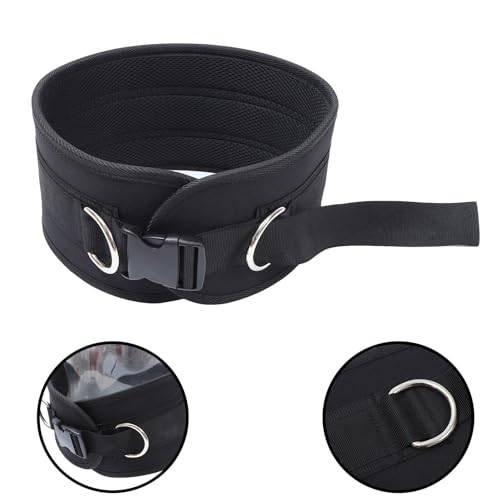 Kisangel Weighted Dip Belt for Weight Lifting with Comfortable Waist Support Elastic Material Contoured Design for Muscle Training and Resistance Exercises for Gym Running Hiking Climbing