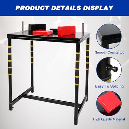 INNOLIFE Arm Wrestling Table, Arm Wrestling Battle Table, Arm Wrestling Table with Detachable Wrist Force for Home Gym