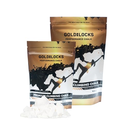 Goldilocks Chunky Chalk for Rock Climbing, Crossfit, Weight Training, Gymnastics, & More - Parent - color: White, size: 9.5 oz
