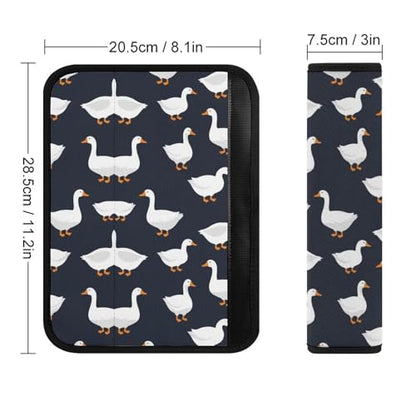 1 Pair Cute Animal Goose Seat Belt Shoulder Pad Soft Padded Seat Belt Cushion for Adult Use, Stroller Pushchair High Chair, Pressure Relief - color: Pattern 666