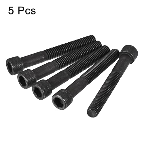 uxcell 3/8-16x2-3/4" Hex Socket Head Cap Screw Bolts 12.9 Grade Alloy Steel 5pcs - size: 3/8x2-3/4"