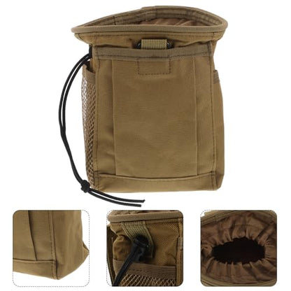 HANABASS Outdoor Utility Pouch Waist Pack Lightweight Adjustable Mini Fanny Pack Drawstring Chalk Bag Made of Sturdy Oxford Cloth for Camping and Climbing