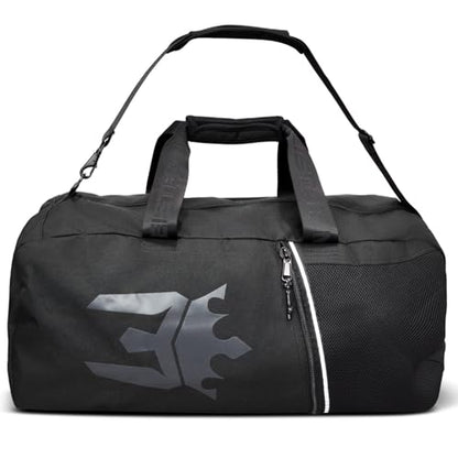 Meister Vented Convertible Duffel/Backpack Gym Bag - Ideal Carry-On | Built for athletes with dual mesh ventilation and ultra-durable construction for training, travel and everyday use - color: V2.0 Black