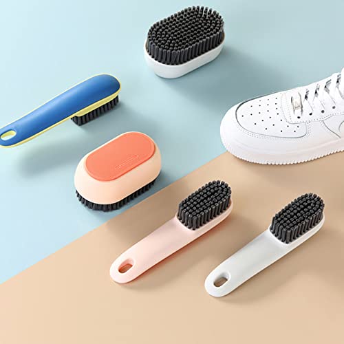 Shoe Cleaning Brush, 2 Pack Laundry Brush Shoe Brush, Soft Scrub Brush, Sneaker Cleaning Brush Ergonomics Handle Soft Bristles Cleaning Brush Not Hurt Shoes