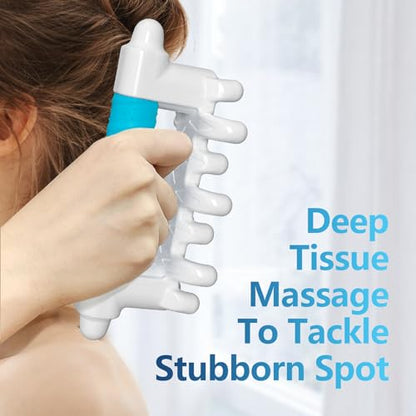 Fascia Massage Tool Blaster for Cellulite,Handheld Myofascial Release Tool for Deep Tissue Massage,Trigger Point Massage Tool for Manual Massage of Neck & Back - color: Sky Blue
