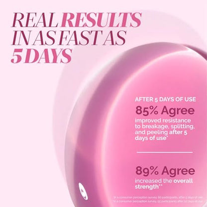 LONDONTOWN Sheer Strength Nail Blush - 2-in-1 Tinted Nail Hardener Strengthening Treatment With Jelly Finish - color: Hibiscus