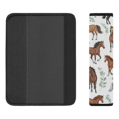 2 Pack Horse Gifts Seat Belt Cover Universal Fit Shoulder Harness Cover for Girls and Boys, Car Seats Pushchair Strollers High Chair Pushchair - color: Pattern 992