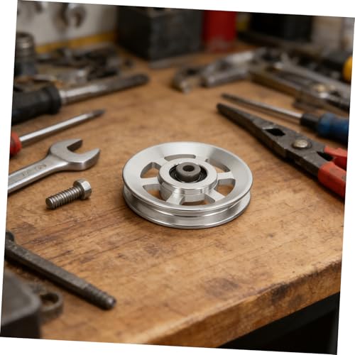 Zerodeko Aluminum Alloy Silent Pulley Roller Wheel for Gym Pulley Attachment 4.13 Inch for Home Fitness and Weight Lifting Equipment