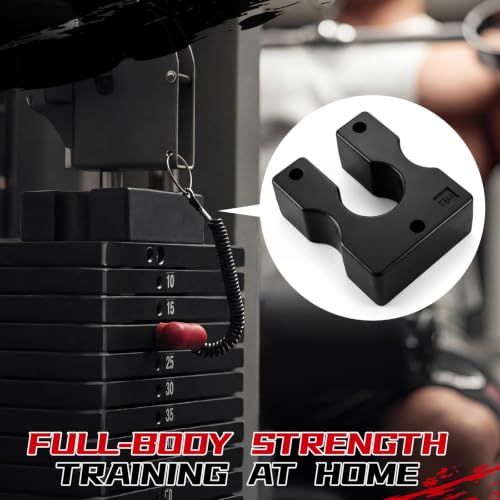 5 Lbs/ 2.5 Lbs Weight Stack Adapter Plates Add on Weight More Resistance for Gym Accessories Machines