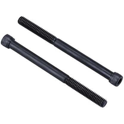 3/8-16 x 5 Socket Head Cap Screws Bolts, 12.9 Grade Alloy Steel, Black Oxide Finish, Allen Hex Drive, Partial Thread, 6 PCS - size: 3/8-16 x 5"