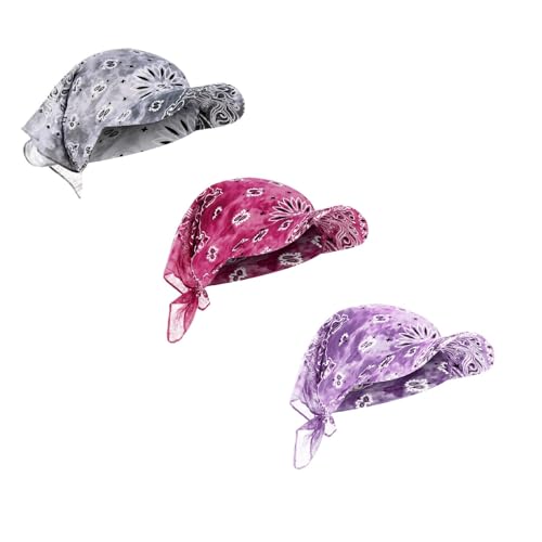 Women Printing Sun Cap Head Hat Hut 33 Hat Racks for Baseball Caps Wall Mounted - color: Purple+grey+hot Pink
