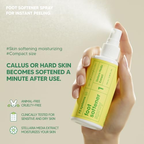 S-Line Emery Foot File & Foot Spray Set, Colossal Double-Sided Pedicure Tool, Effective for Cracked Heel, Ergonomic Design for Easy Grip, Dead Skin Remover, Callus Rasp, Scrubber - color: Set