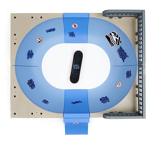 Tech Deck, Daewon Mega Bowl, X-Connect Park Creator, Customizable and Buildable Ramp Set with Exclusive Fingerboard, Kids Toy for Ages 6 and up