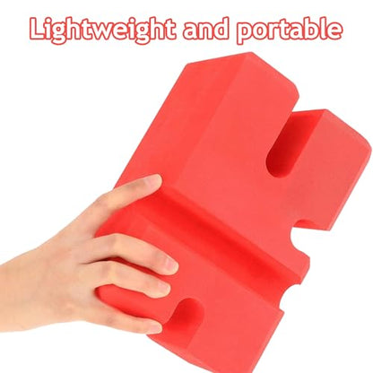 Bench Press Block,EVA Support Grip Pad, Foam Barbell Weight Bar Grip Multiple Angles Training Blocks, for Gym Home Fitness, L