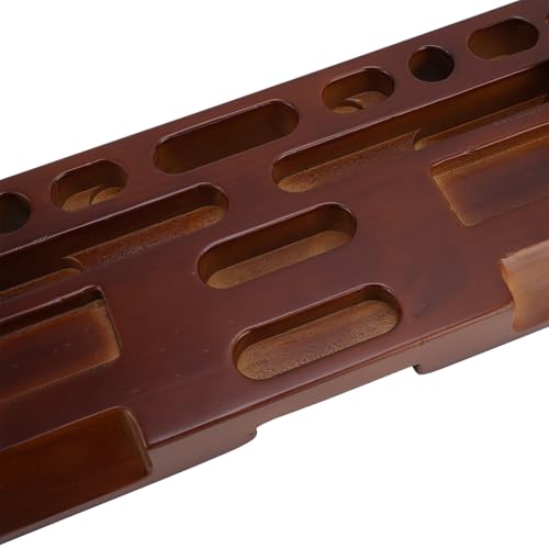 Naroote Rock Climbing Hangboard, Wooden Fingerboard, Strength Training Tool with Various Finger Hole Depths, Ideal for Indoor & Outdoor Use