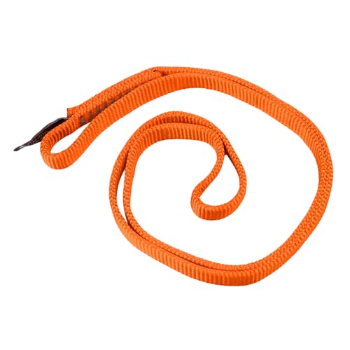 16mm Tubular Webbing EN566 Nylon Straps | 23kN/5171lbs Webbing Sling Runner for Tree Work, Climbing, Rigging, Positioning, Ziplining, Anchoring - color: Orange, size: 60cm / 24inch | Pack of 3