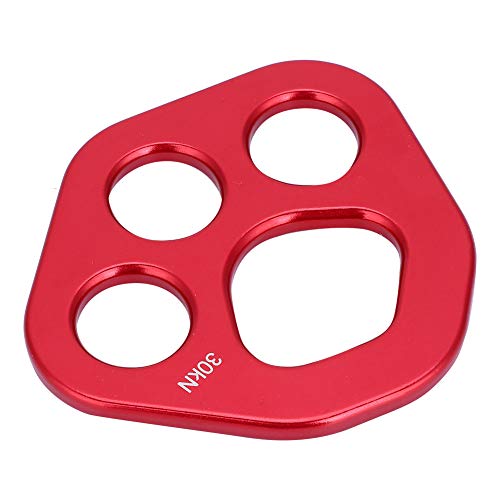 Climbg Outdoor 9×8×1 Outdoor 4 Holes Rigging Plate Rock Climbing Multi Anchor Point Connector Gear