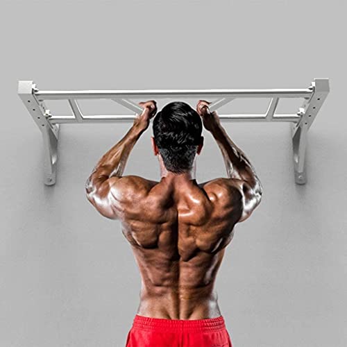 Stainless Steel Wall-Mounted Multi-Position Pull-Up Bars Single Parallel Bars Fitness Climbing TRXL Frame (129 * 63 * 45cm)