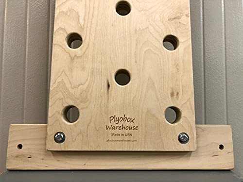 12"x48" Climbing Pegboard. Custom Engraving Options! Includes 18" mounting Brackets for Wall Studs.
