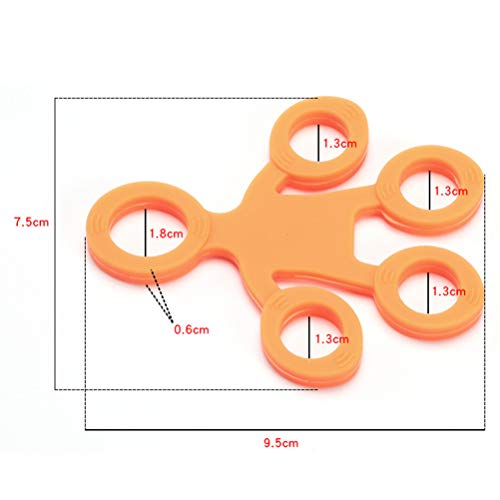 3pcs Finger Stretcher Exerciser, 3 Levels Hand Grip Strengthener, Hand 3 Strengthener Exerciser,Forearm Trainer Silicone Rings for Muscle Rehabilitation Band Fitness Expander (A)