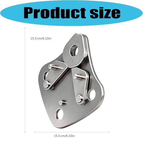 Innovative Continuous Plate Rock Climbing Device for Smooth Operations in Technical Climbing Occasion Rustless Hardware