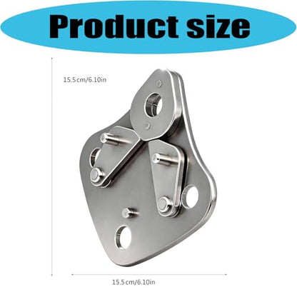Climbing Divider Plate with Easy Installation Climbing Hardware Metal Texture for Quick Setups Outdoor Gear
