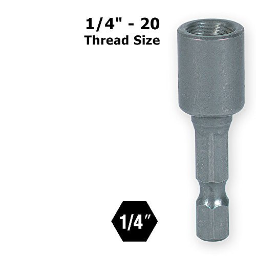 IVY Classic 45510 1/4"-20 Hanger Bolt Driver, Impact Plus, 10-Pack - size: 10-Pack, style: 1/4"- 20