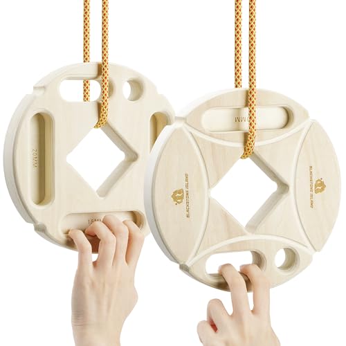 Hangboard for Rock Climbing,Climbing Training Board for Indoor and Outdoor Use - size: M（‎9.76 x 9.09 x 4.09 inches）