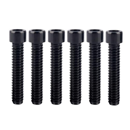 6Pcs Bike Screws M6x10 12 16 18 20 25 30 35mm Stainless Steel Socket Head Cap Allen Hex Bolt (Black, M6 x35mm) - color: Black, size: M6 x35mm
