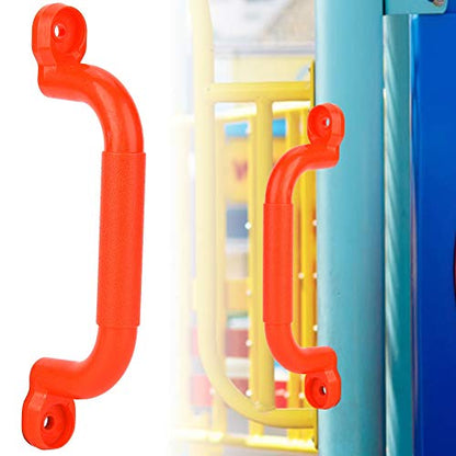 VGEBY1 Climbing Frame Handles, Plastic Kids Children Playground Safety Non-Slip Handle Swing Toy Accessories - color: Red