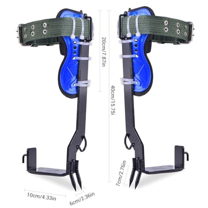 Climbing Equipment. Tree - Climbing Kits. Anti - Slip Climbing Tools with footboards. —— Forestry Operation Equipment Suitable for Rock Climbing, Tree Trimming, Hunting, and Fruit Picking. - style: Portable