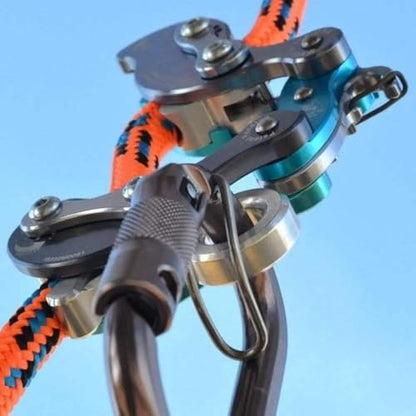 Rock Exotica rockGrab Rope Grab - Lightweight and Durable Rope Grab for Climbing and Rigging – Made in The USA - style: Akimbo
