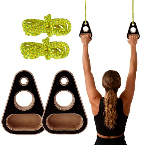 Climbing Fingerboard Wood Fitness Equipment | Pull-Up Training Fingerboard for Enthusiasts Trainers Women Men Adults Athletes Beginners Professionals Players Apartment
