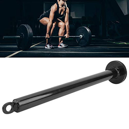 Barbell Loading Pin, Weight Lifting Loading Pin, Steel Barbell Support Rod for Forearm Wrist Training with Sponge Base, DIY Fitness Equipment Accessory for Home Gym