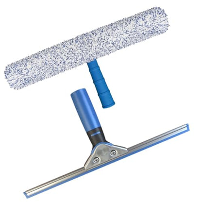 EnduroShield Professional Squeegee & Window Washer Cleaning Combo | Professional Window Cleaning Tool | Streak-Free Results | Ergonomic Design | Reusable - size: Combo: Squeegee with Window Washer